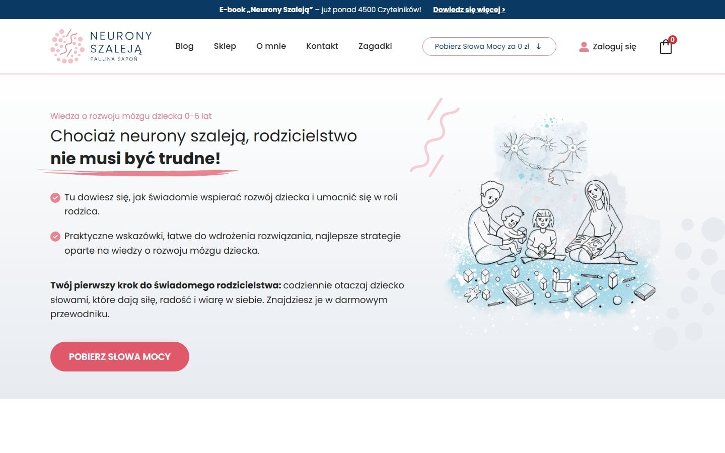 Website neuronyszaleja.pl