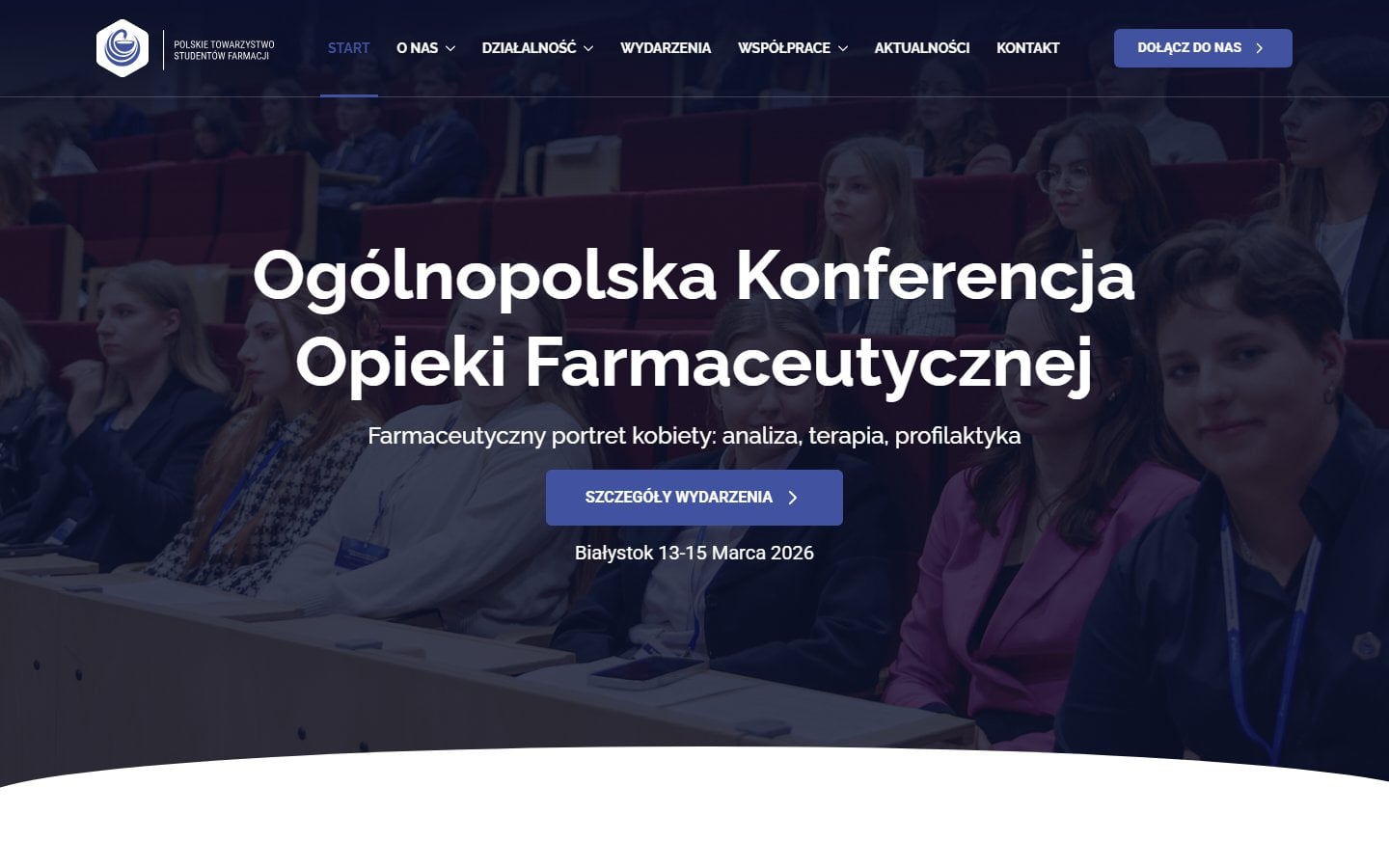 Website ptsf.pl