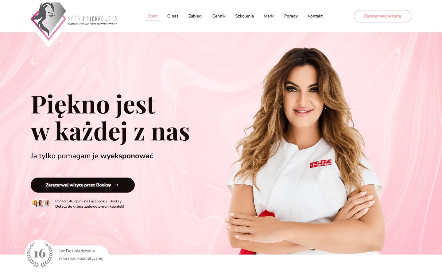 Website saramajchrowska.pl
